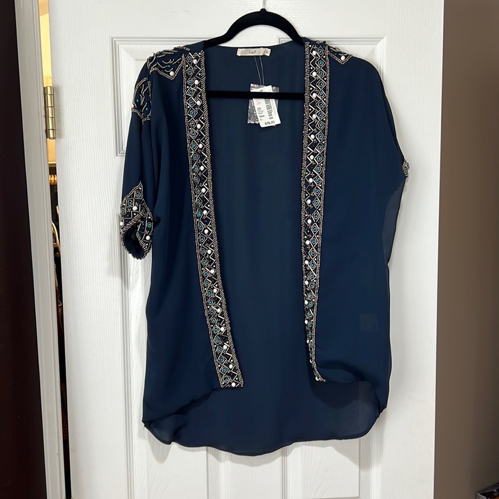 Beaded kimono